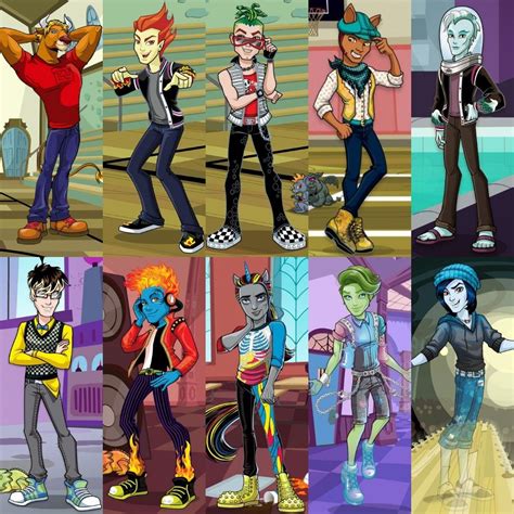 monster high guy characters